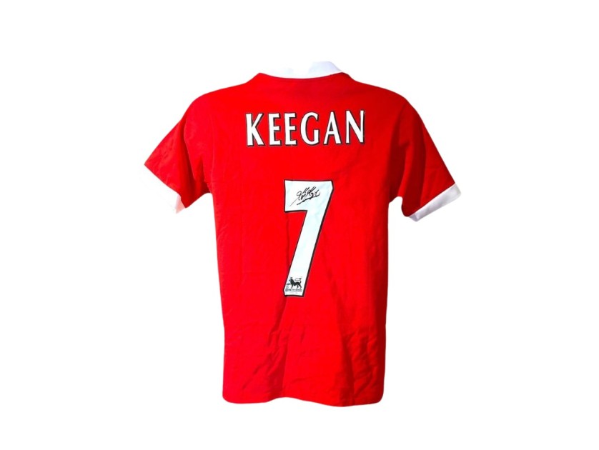 Replica della maglia firmata da Kevin Keegan per il Liverpool 1965