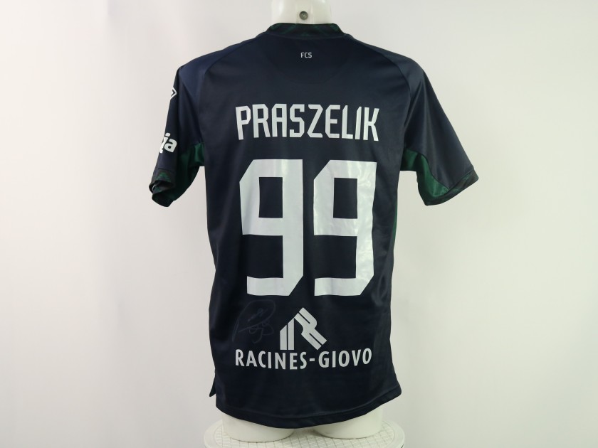 Praszelic's Signed Unwashed Shirt, Cesena vs Sudtirol 2024