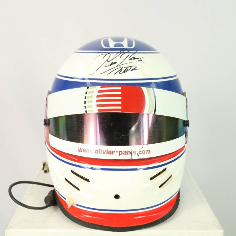 Casco gara Oliver Panis BAR Honda, 2002