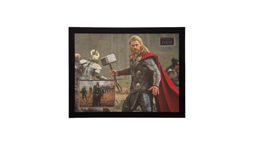 Chris Hemsworth Signed and Framed Thor Photograph