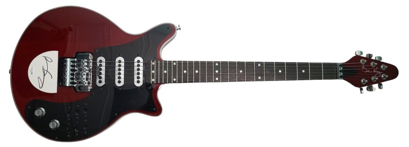 Brian May dei Queen, chitarra elettrica speciale BMG autografata