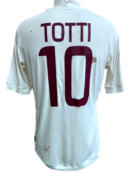 Totti's Roma Match-Issued Shirt, 2011/12