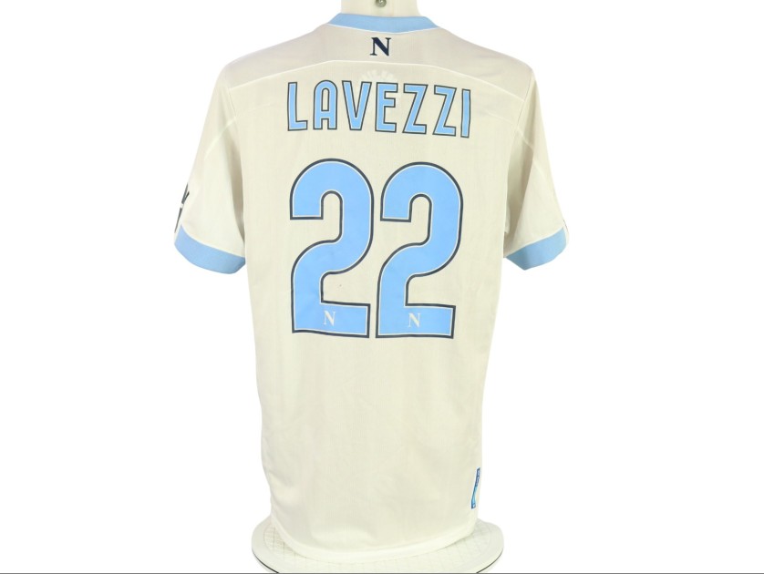 Maglia indossata Lavezzi Napoli, Serie A 2010/11