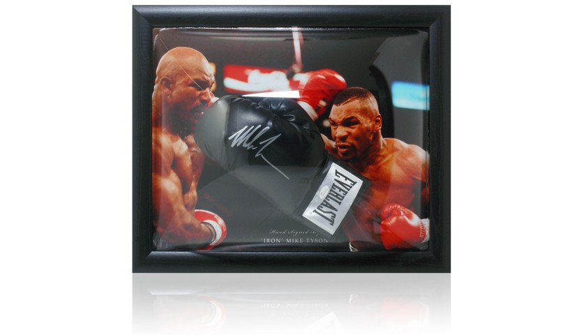 Mike Tyson Hand Signed Boxing Glove Presentation