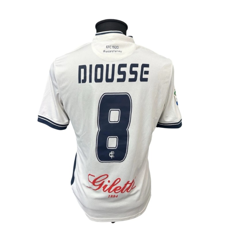 Diousse's Empoli Match-Worn Shirt, 2016/17