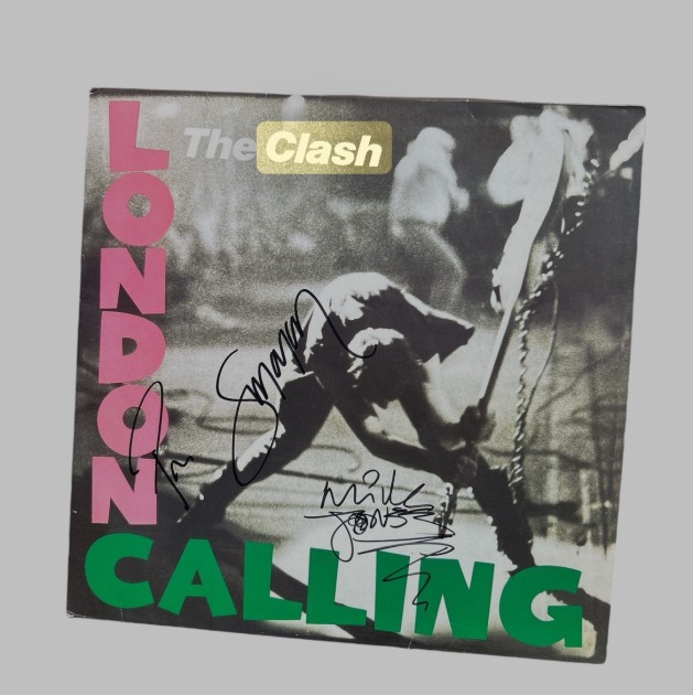 Mick Jones and Paul Simonon Signed 'London Calling' Album