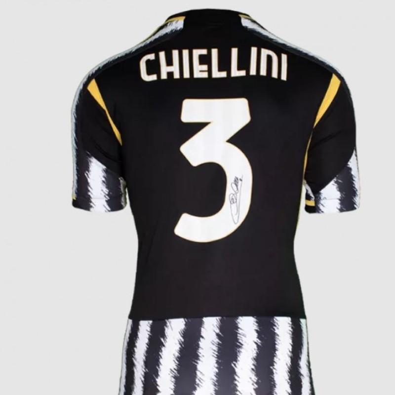 Giorgio Chiellini's Juventus 2023/24 Signed Shirt In Deluxe Packaging