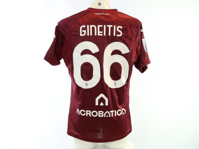 Gineitis' Torino vs Napoli Unwashed Shirt, 2024