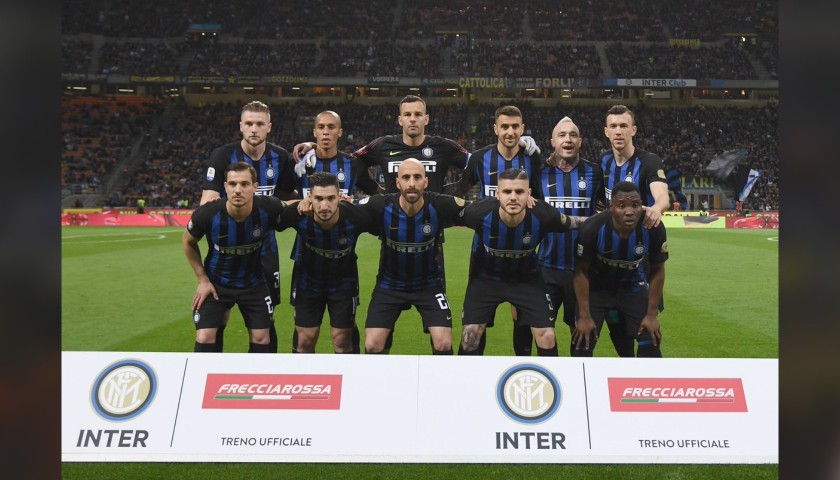 Maglia Skriniar indossata Inter-Chievo 2019 - Patch Inter Forever