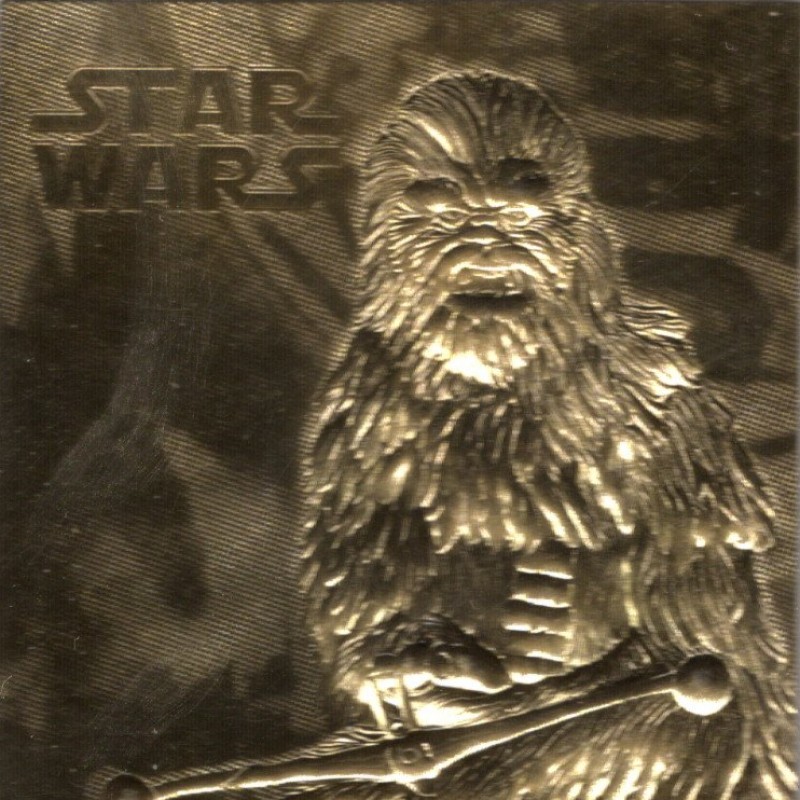 Star Wars: Chewbecca Limited Edition Gold Card
