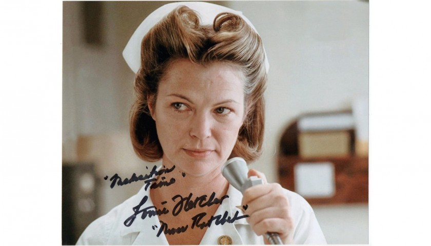 "One Flew Over the Cuckoo's Nest" - Photograph Signed by Louise Fletcher 