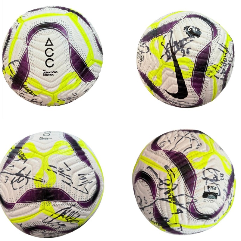 Premier League Official Ball - Signed by the Nottingham Forest Players