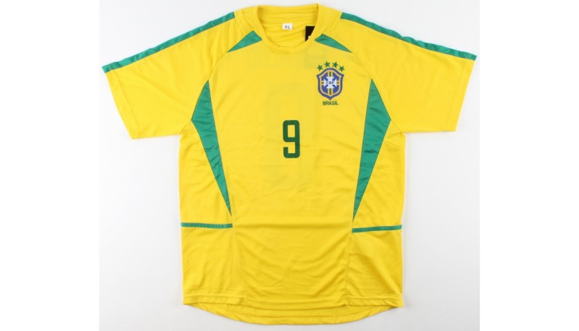Ronaldo Signed Team Brazil Shirt
