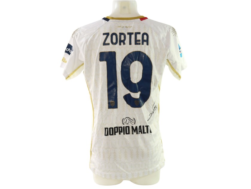 Zortea's Signed Unwashed Shirt, Milan vs Cagliari 2025