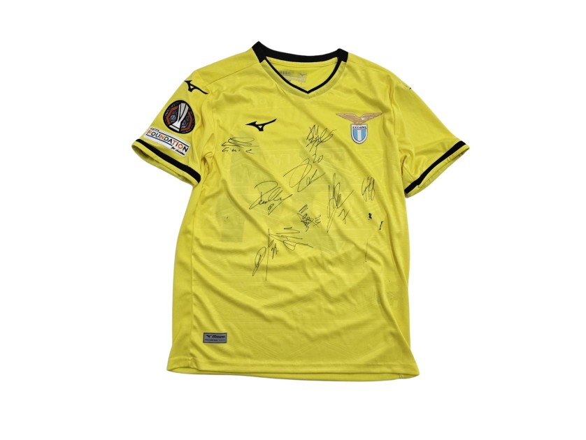 Gila's Lazio Official Shirt, Europa League 2024/25 - Signed by the Players
