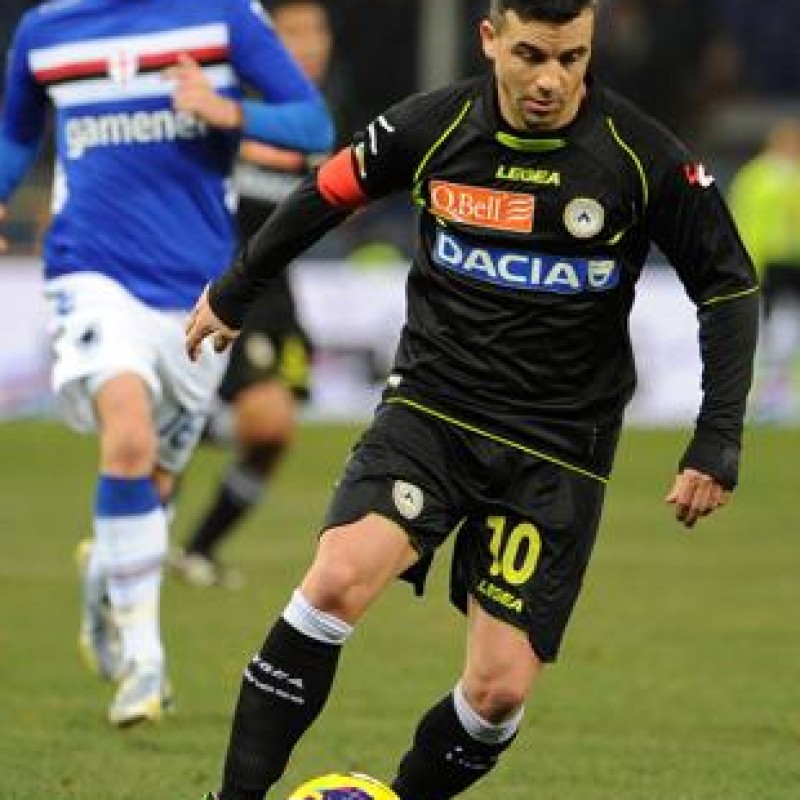 Di Natale Udinese match issued/worn shirt, Serie A 2012/2013