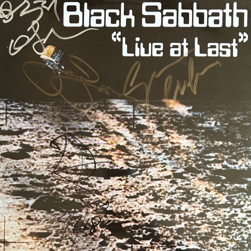 Black Sabbath Signed 'Live At Last' Vinyl LP