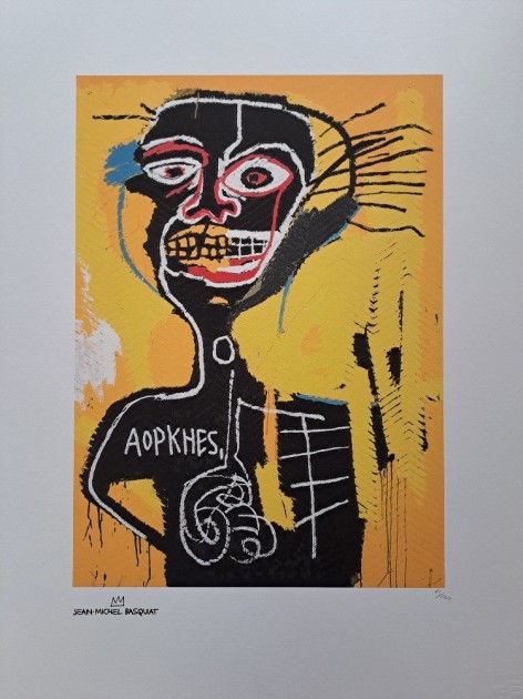 "Cabeza" Lithograph Signed by Jean-Michel Basquiat 