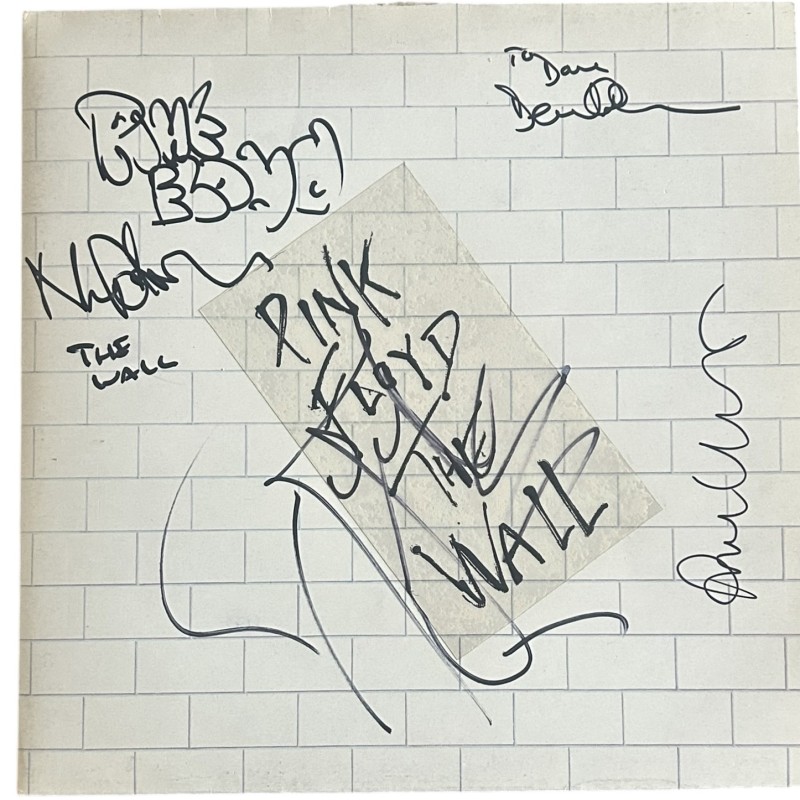 Pink Floyd Signed The Wall Vinyl LP