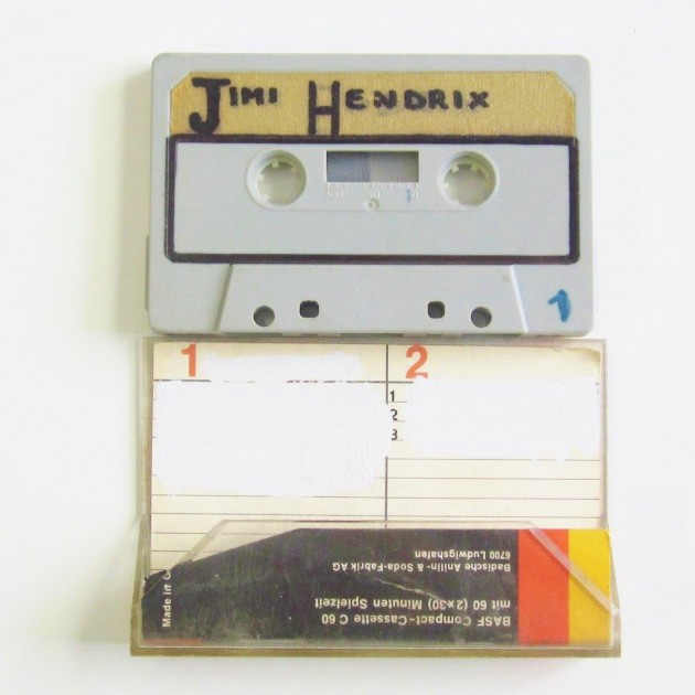 Jimi Hendrix audio cassette project for album
