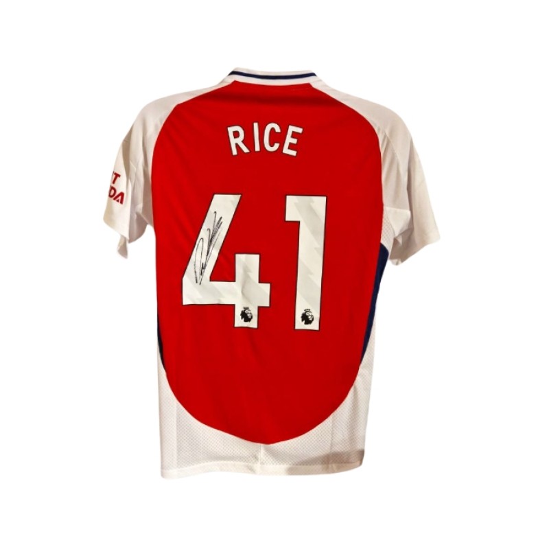 Declan Rice's Arsenal 2024/25 Signed Replica Shirt