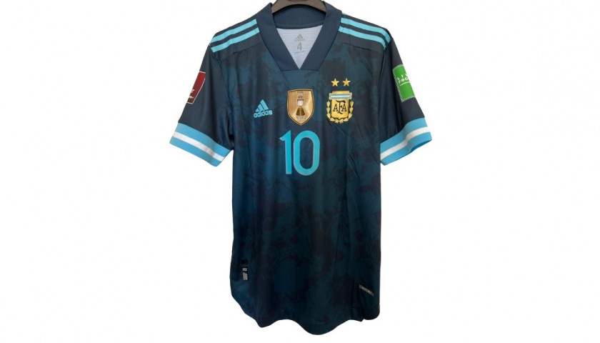 Messi's Match-Issued Shirt, Argentina vs Peru 2021 - CharityStars