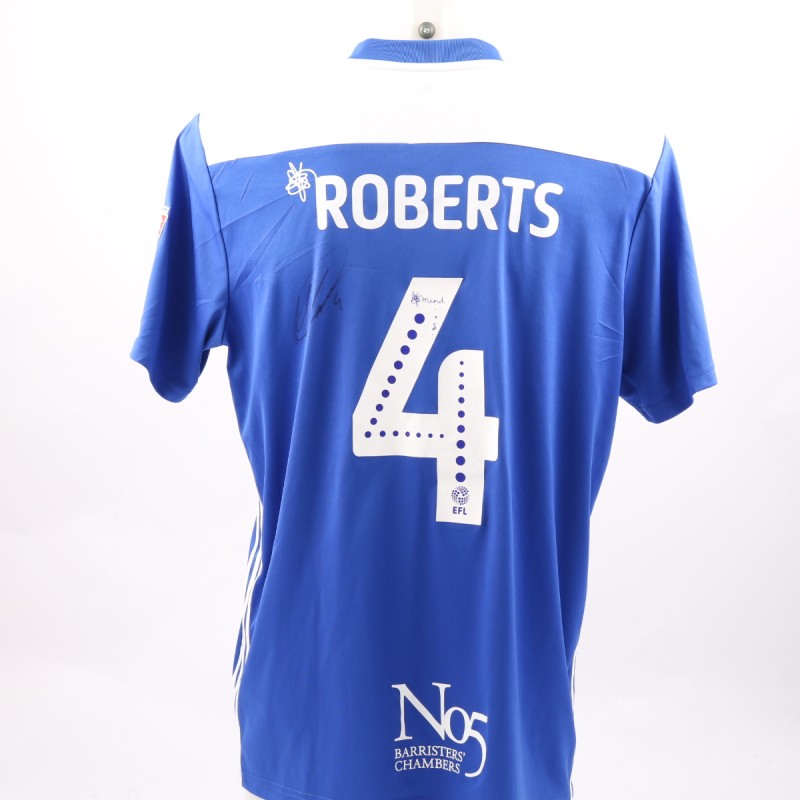 Roberts' Birmingham City FC Worn and Signed Poppy Shirt