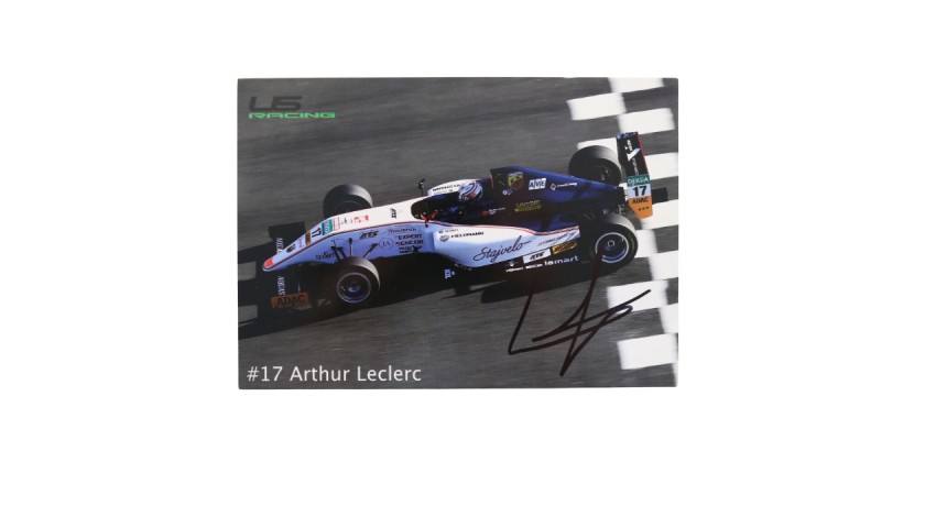 Arthur Leclerc Signed Card 