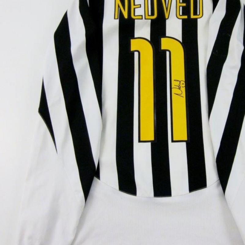 Nedved fanshop shirt Juventus 2003/2004 - signed