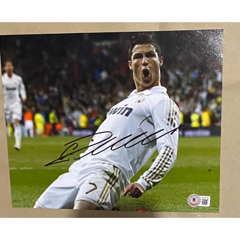 Cristiano Ronaldo's Real Madrid Signed Picture