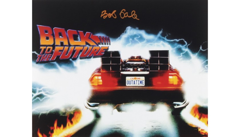 Bob Gale Signed "Back To The Future" Photo