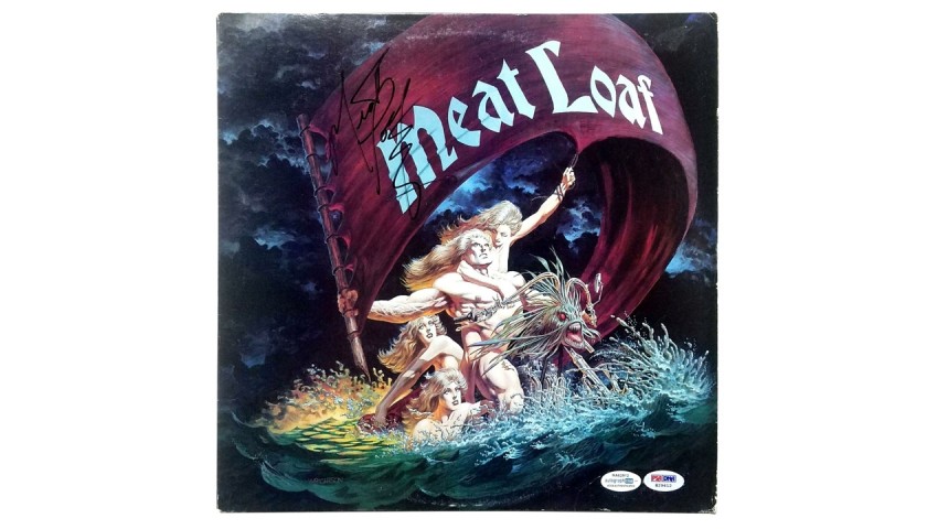 Meat Loaf Signed Record Album