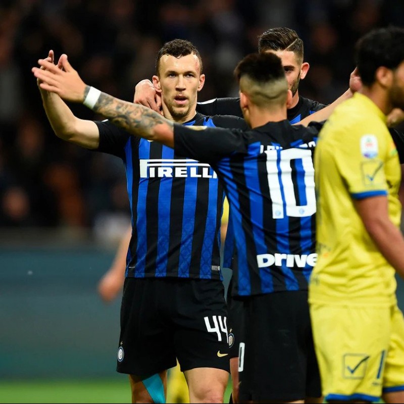Perisic's Worn Shirt, Inter-Chievo 2019 - Inter Forever Patch 