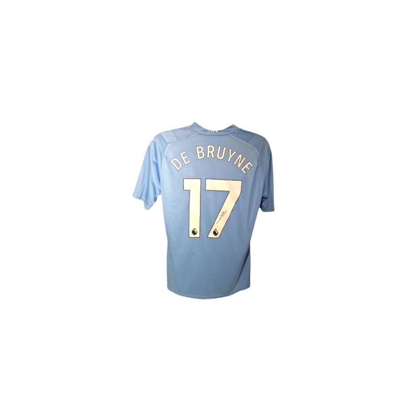 Kevin De Bruyne's Manchester City 2023/24 Signed Official Shirt