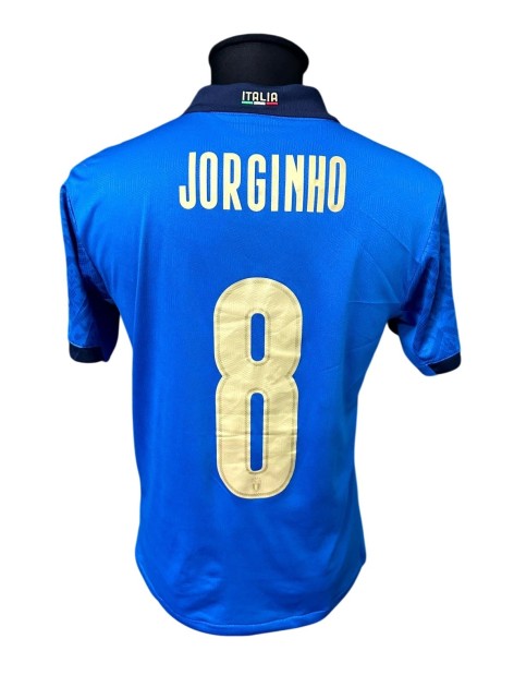 Jorginho's Match-Issued Shirt, Italy vs Spain EURO 2020 Semifinals