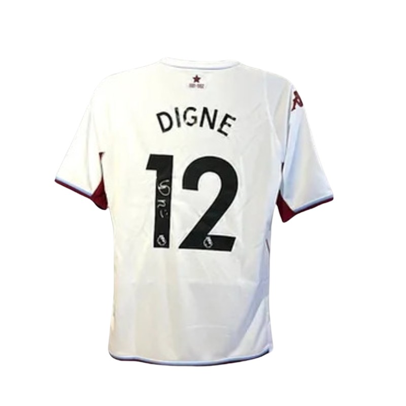 Lucas Digne's Aston Villa 2021/22 Signed Official Away Shirt