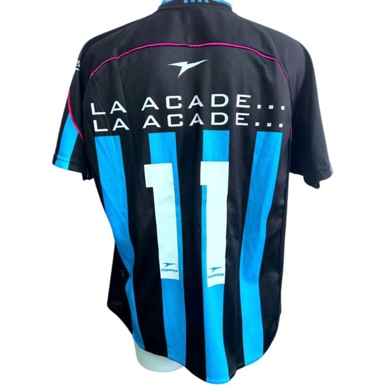 Milito's Racing Avellaneda Match-Worn Shirt, 2001/02