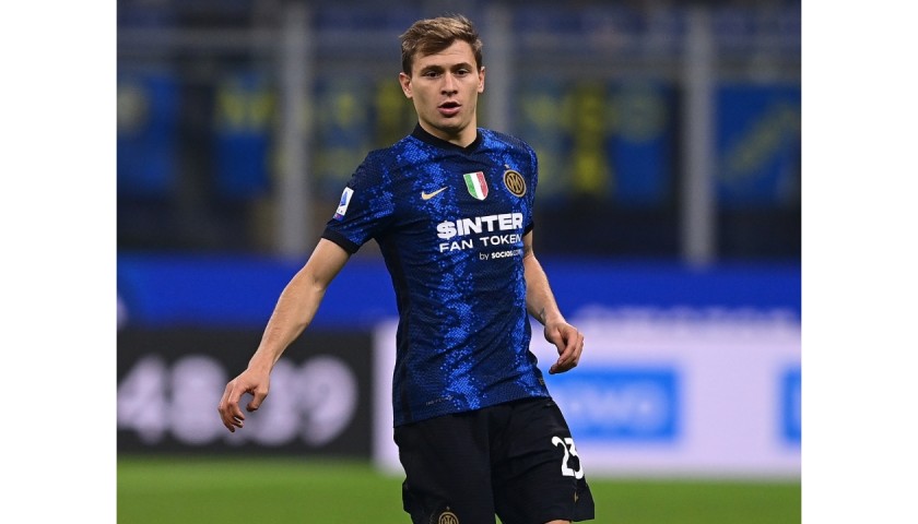 Barella's Official Inter Signed Shirt, 2021/22