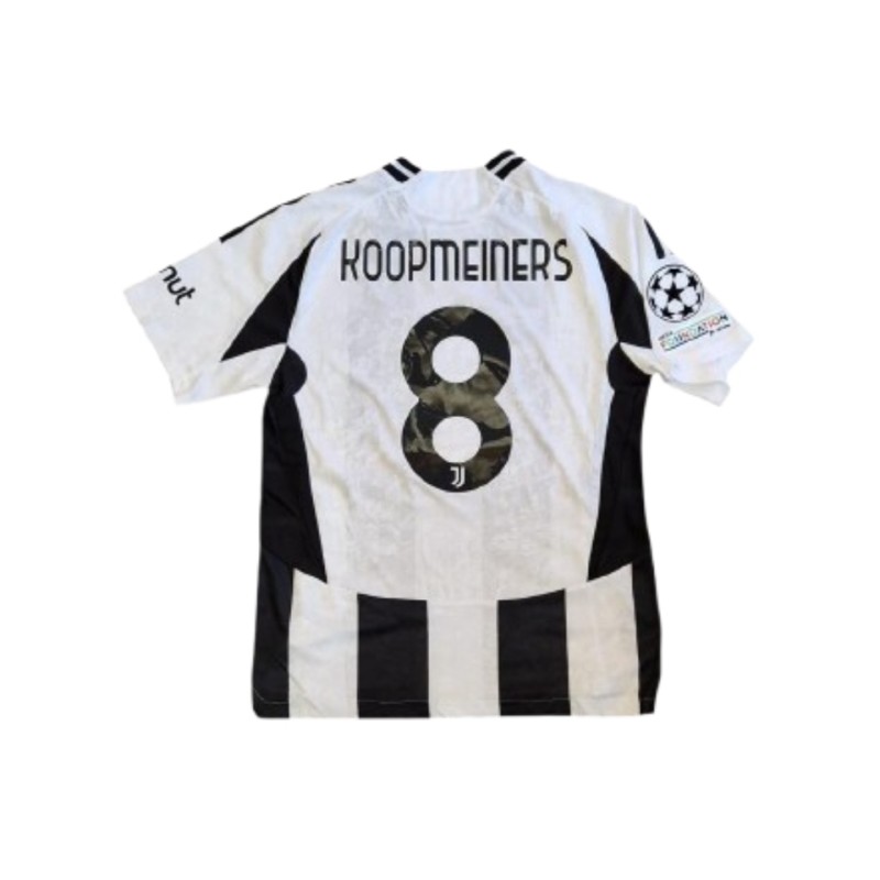 Maglia Koopmeiners Juventus Preparata, UCL 2024/25