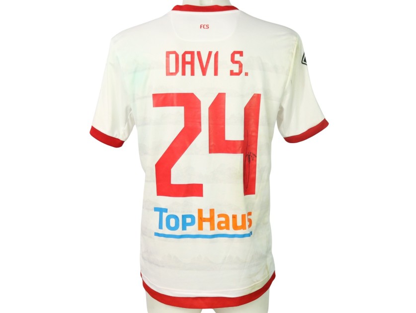 Maglia S. Davi unwashed Sudtirol vs Pisa 2024 - Autografata