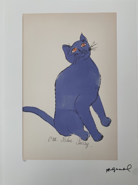NEW Andy Warhol 25 Cats Named Sam & 1 Blue Pussy Series Poster Print Art  Canvas
