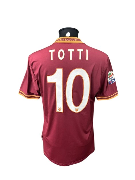 Totti's Roma vs Juventus Issued Shirt, 2014 - Special Sponsor