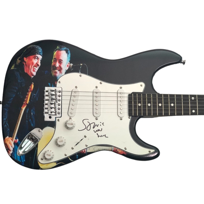 Steve Van Zandt of Bruce Springsteen's E Street Band Signed Custom Guitar