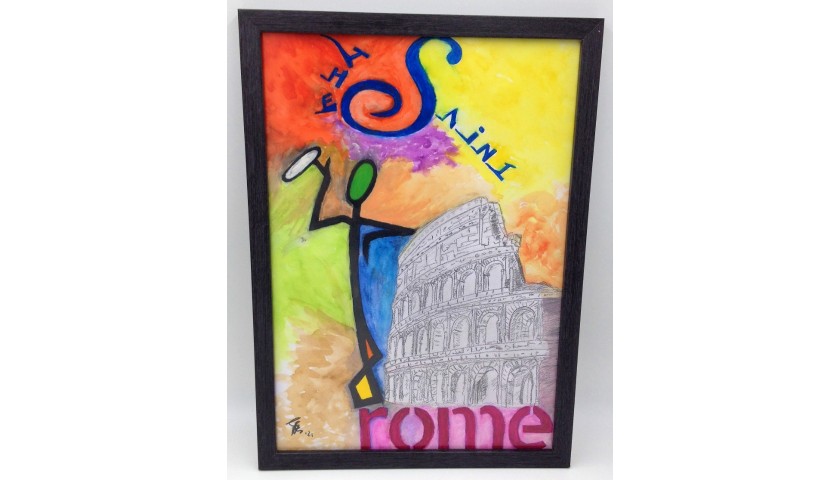 "The Saint in Rome" Original Board by John Efrem