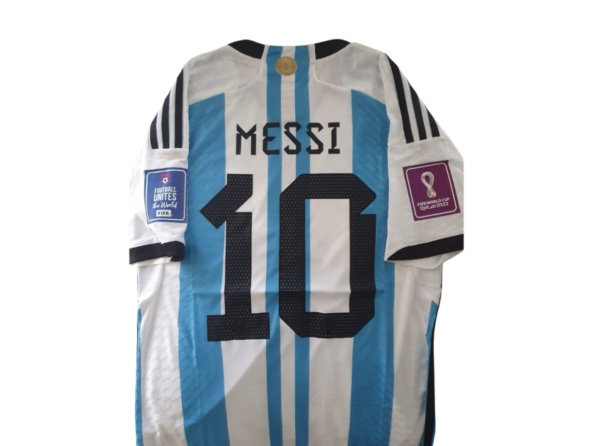 Maglia Ufficiale Messi Argentina vs Francia, Finale Mondiali 2022