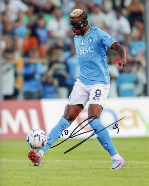 Victor Osimhen Signed Photograph