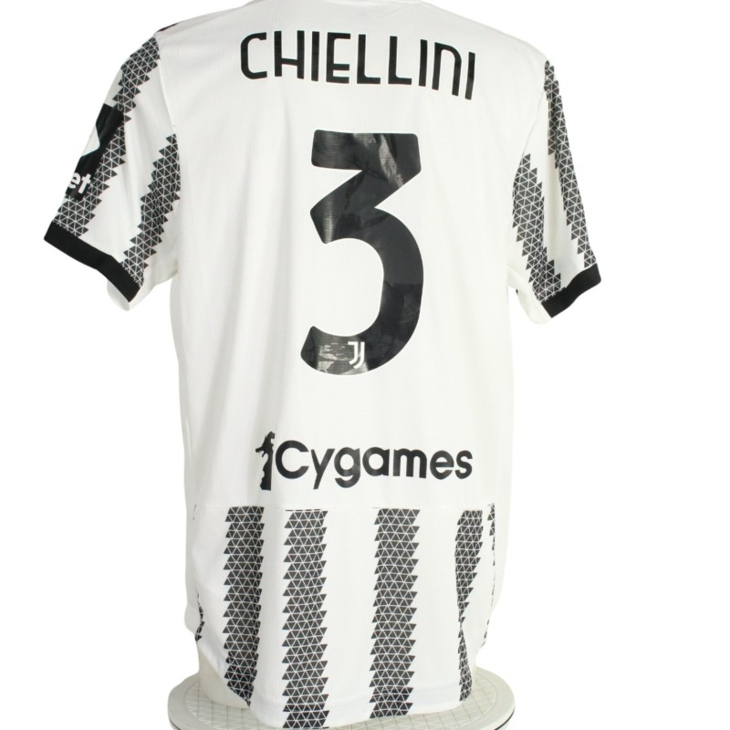 Chiellini's Juventus Match-Issued Shirt, 2022/23