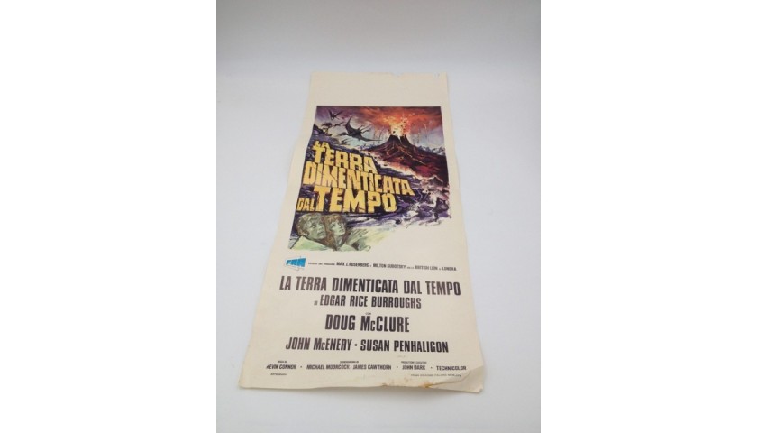 “La terra dimenticata dal tempo” Italian Language Poster, 1975