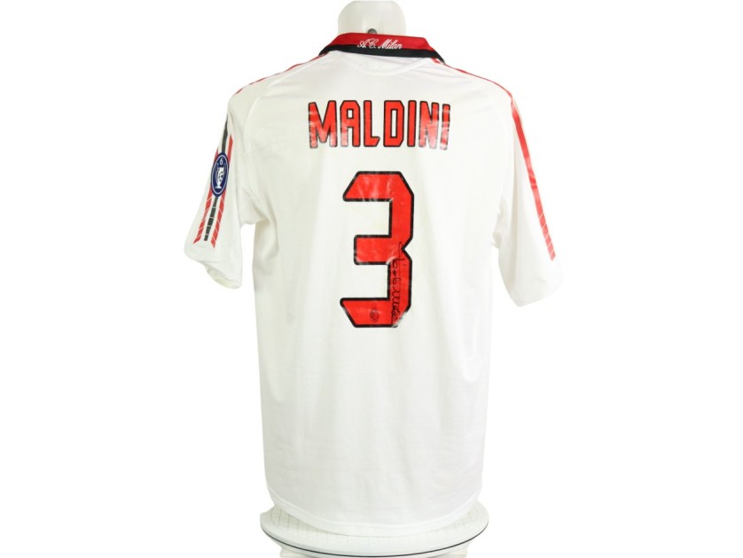 Maldini's Milan Match-Issued and Signed Shirt, 2005/06