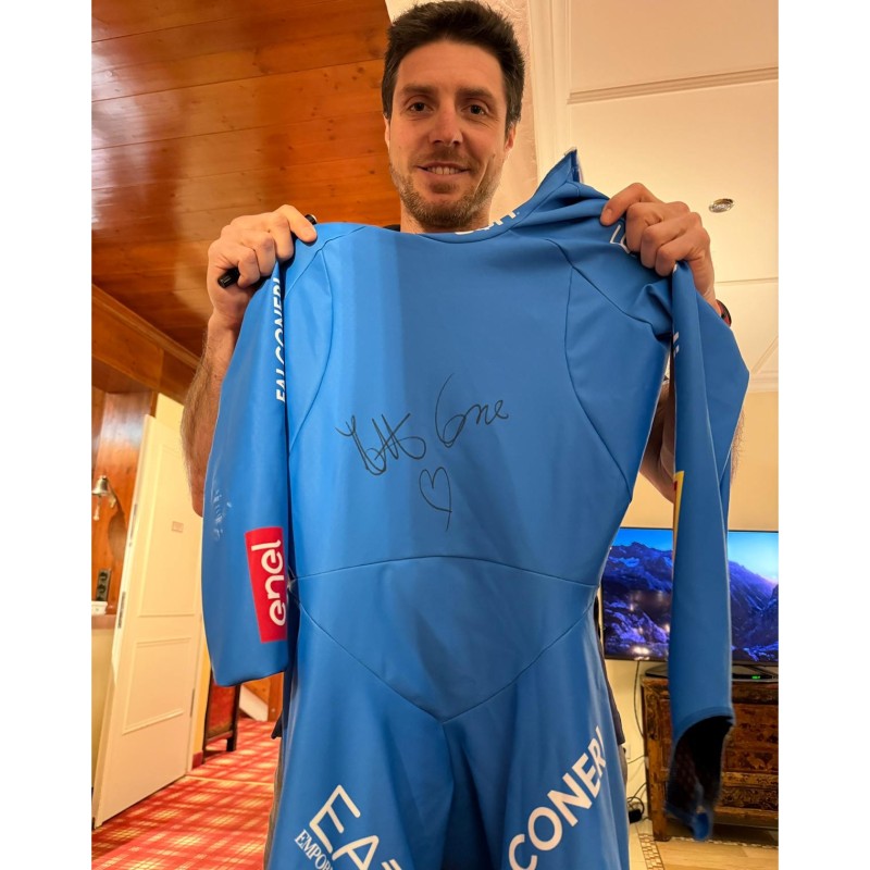 Tuta da Gara Coppa del Mondo - Autografata da Mattia Casse